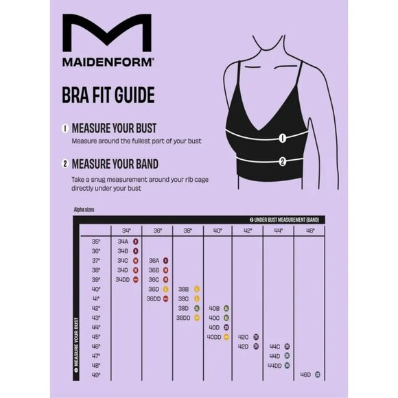 Maidenform Seamless Scoop Crop Wireless Bra MBW107 Brown XXXL - Picture 4 of 5